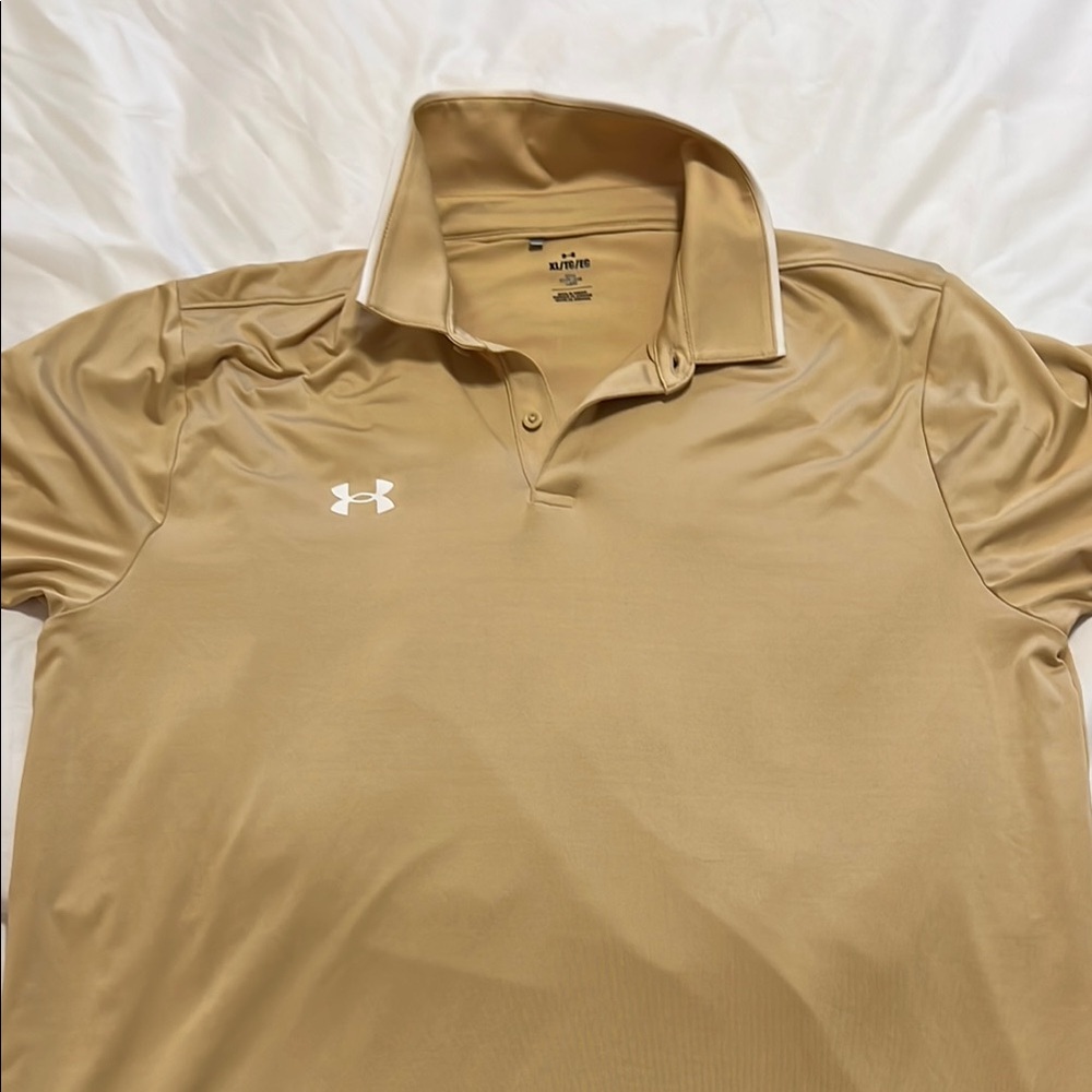 Under Armour Men's Gold Polo Shirt